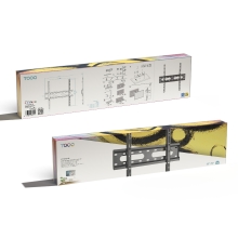 TooQ Soporte Fijo de pared para pantallas 32"- 70", Negro