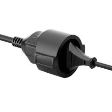 CABLE EXTENSOR ALIMENTACION SHUKO MACHO A SCHUKO HEMBRA CEE 7/3 3M 112181