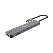 DOCKING USB-C 6-EN-1 EQUIP 133500 A 1xHDMI 4K 4xUSB-C 1xUSB-A 1xUSB-C PD 100W