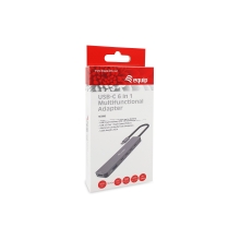 DOCKING USB-C 6-EN-1 EQUIP 133500 A 1xHDMI 4K 4xUSB-C 1xUSB-A 1xUSB-C PD 100W