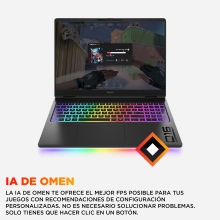 HP OMEN MAX Gaming Laptop 16-ah0039ns Intel Core Ultra 9 275HX Portátil 40,6 cm (16") WQXGA 32 GB DDR5-SDRAM NVIDIA GeForce RTX 5070 Ti Wi-Fi 7 (802.11be) FreeDOS AI PC Negro