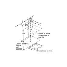 CAMPANA BOSCH DWB76BC50 590m3/h 75CM INOX