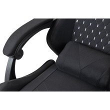 SILLA GAMER MARS GAMING MGCXFGRB NEGRA RECLINABLE REPOSABRAZOS AJUSTABLE REPOSAPIES COJINES ACABADO