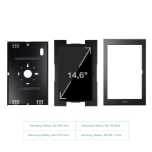 TooQ Marco Antirrobo para Tablets de 14,6, Negro