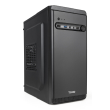 TooQ Caja Minitorre Micro-ATX DODEKA ULTRA Negra
