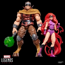 Pack 2 figuras hasbro marvel legends series inhumans marvel's medusa & marvel's gorgon