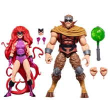 Pack 2 figuras hasbro marvel legends series inhumans marvel's medusa & marvel's gorgon