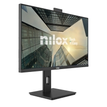 Monitor Nilox 27" FHD 120Hz IPS USB-C webcam multimedia pivotante