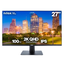 Monitor Nilox 27" 2K 2560x1440 100Hz IPS multimedia VESA HDMI DP 1ms Mate 