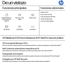 HP EliteBook 6 G1i Wolf Pro Security Edition Intel Core Ultra 7 255U 13.3" 16GB 512GB W11P