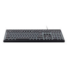 TECLADO TRUST PRIMO CON ILUMINACION USB 2.0 COLOR NEGRO