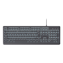 TECLADO TRUST PRIMO CON ILUMINACION USB 2.0 COLOR NEGRO