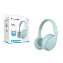 Auriculares infantil bluetooth 6.0 Conceptronic PARRIS04B Carga USB-C Batería 10h plegable azul