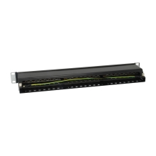 PATCH PANEL 48 PUERTOS CATEGORIA 6 APANTALLADO  1U COLOR NEGRO EQUIP 326449