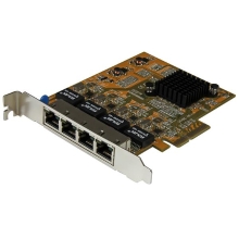 Tarjeta de red startech 4x rj45 pci express