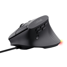 RATON TRUST GAMING  GXT 145 REXXA 10000DPI 6 BOTONES PROGRAMABLES ILUMINACION RGB NEGRO