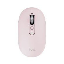 RATON INALAMBRICO TRUST SERON HYPSCROLL SLIM 400-2400DPI 6 BOTONES RECARGABLE FSC GRS ROSA