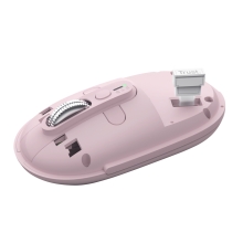 RATON INALAMBRICO TRUST SERON HYPSCROLL SLIM 400-2400DPI 6 BOTONES RECARGABLE FSC GRS ROSA
