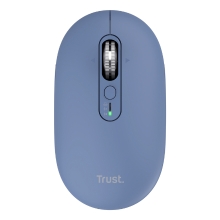 RATON INALAMBRICO TRUST SERON HYPSCROLL SLIM 400-2400DPI 6 BOTONES RECARGABLE FSC GRS AZUL