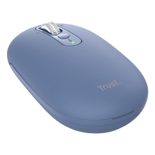 RATON INALAMBRICO TRUST SERON HYPSCROLL SLIM 400-2400DPI 6 BOTONES RECARGABLE FSC GRS AZUL