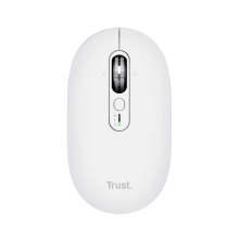 RATON INALAMBRICO TRUST SERON HYPSCROLL SLIM 400-2400DPI 6 BOTONES RECARGABLE FSC GRS BLANCO
