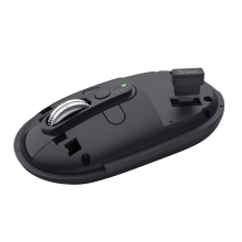 RATON INALAMBRICO TRUST SERON HYPSCROLL SLIM 400-2400DPI 6 BOTONES RECARGABLE FSC GRS NEGRO