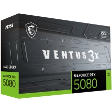 Tarjeta grafica MSI Ventus RTX 5080 16GB 3X OC GDDR7