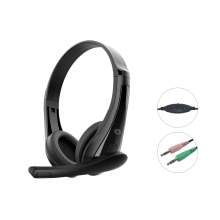 Auriculares Conceptronic POLONA06B3T JACK 3.5mm 1.8m negro