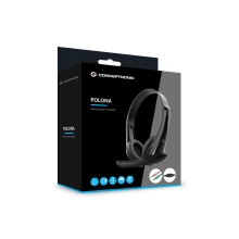 Auriculares Conceptronic POLONA06B3T JACK 3.5mm 1.8m negro