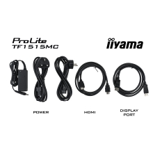 Monitor iiyama ProLite TF1515MC-B2 15" táctil 1024 x 768 Pixeles Negro Multi-touch