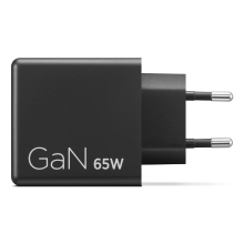 Cargador Lenovo 2xUSB-C 65W GAN negro