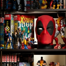 Replica marvel cabeza animatronica deadpool legends series