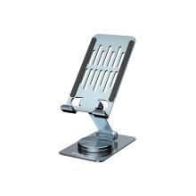 SOPORTE SMARTPHONE GIRATORIO Y PLEGABLE CONCEPTRONIC THANA08G BASE ROTACION 360Â° ALTURA AJUSTABLE