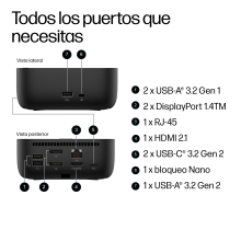 HP Base de acoplamiento USB-C de 100 W G6