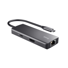HUB USB-C TRUST DALYX 6 EN 1 alumino 1xHDMI 4K 2xUSB-A 3.2 1xUSB-C PD 100W 1xRJ45 lector SD MicroSD