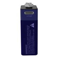 PILAS 9V RECARGABLE TRUST 25745 9V BLISTER 1 UNIDAD USB-C (ECOTASAS INCLUIDAS)