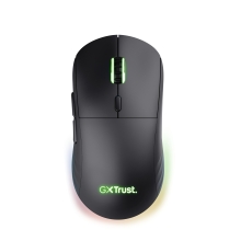 Ratón inalámbrico Trust gaming RGB GXT 927 Redex+ 25.600 DPI ajustable 6 botones
