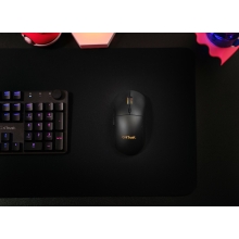 Ratón inalámbrico Trust gaming RGB GXT 927 Redex+ 25.600 DPI ajustable 6 botones