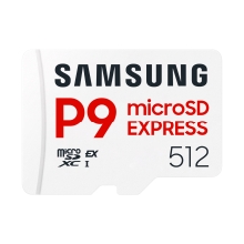 Memoria microSD 512GB Samsung SDXC P9 Express CLASE V30 con adaptador