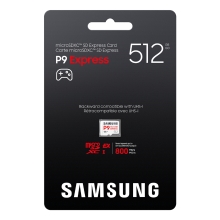 Memoria microSD 512GB Samsung SDXC P9 Express CLASE V30 con adaptador