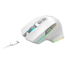 Ratón inalámbrico MARS GAMING bluetooth MMW-VECTOR TRI-MODE 2.4G GHz BT 5.4 USB-C 7 BOTONES 12000 DPI