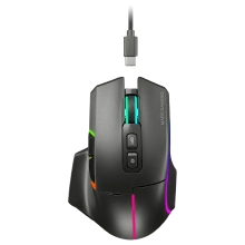 Ratón inalámbrico MARS GAMING bluetooth MMW-VECTOR TRI-MODE 2.4G GHz BT 5.4 USB-C 7 BOTONES 12000 DPI