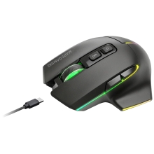 Ratón inalámbrico MARS GAMING bluetooth MMW-VECTOR TRI-MODE 2.4G GHz BT 5.4 USB-C 7 BOTONES 12000 DPI