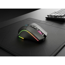 Ratón inalámbrico MARS GAMING bluetooth MMW-VECTOR TRI-MODE 2.4G GHz BT 5.4 USB-C 7 BOTONES 12000 DPI