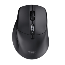 RATON INALAMBRICO TRUST ZEVO BT/2.4GHZ 6 BOTONES 1200-3200DPI RECARGABLE NEGRO