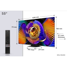 TV TCL 55 55C7L UHD SQDMINILED GOOGLETV 144HZ B&O