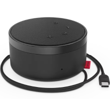 Altavoz con micrófono conferencias Lenovo 4XD1C82055 USB-C/A Negro