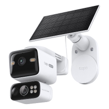 CAMARA EXTERIOR IP WIFI TP-LINK TAPO C645D 2K DOBLE LENTE SOLAR IP65 V. NOCTURNA COLOR 360 IA
