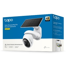 CAMARA EXTERIOR IP WIFI TP-LINK TAPO C660 4K 8MP PANEL SOLAR IP65 V. NOCTURNA COLOR 360 IA
