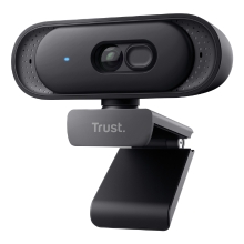 WEBCAM TRUST TOMAR 2K QHD 2560X1440 30FPS FOV 76 GRADOS PRIVACIDAD USB-A USB-C NEGRO